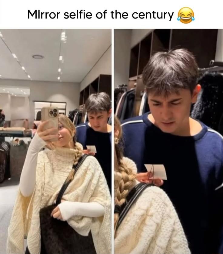 Mirror selfie of the century