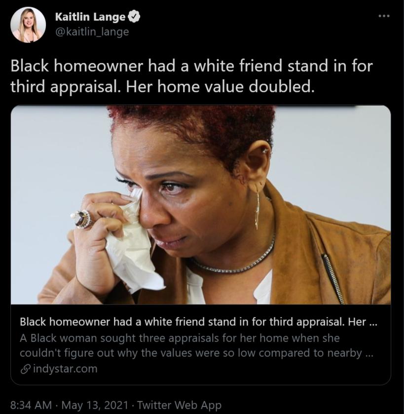 CILYETTTY Black homeowner had a white friend stand in for el Tge Yo o CTEE M2 Tl s T 4 g ISRVE VN o10 o LTe B ETd QT N T BT IE RV CR T e B E Ly Te NTo R e 1o IETol o TEE 1M S T g Bla I f ho