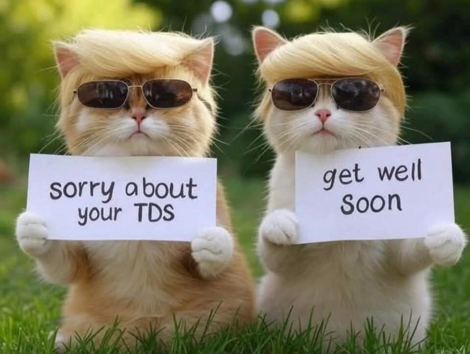 sorry about your TDS get well Soon