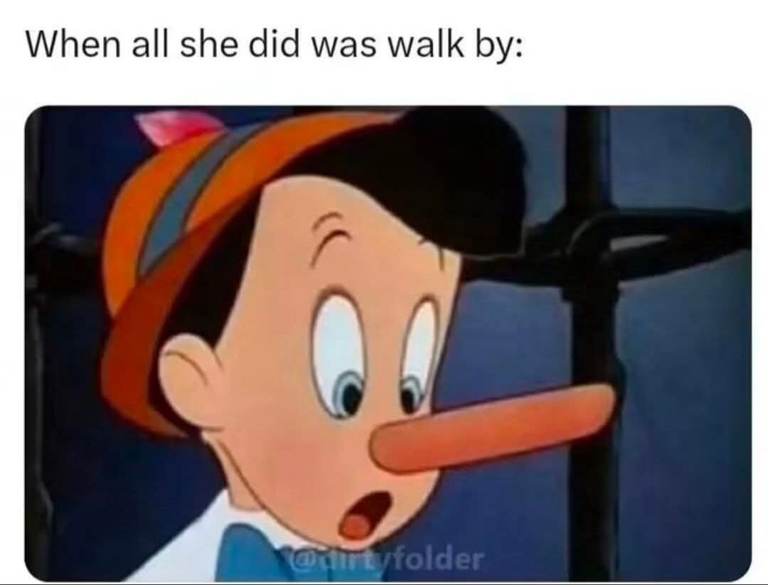 When all she did was walk by: @dirtyfolder