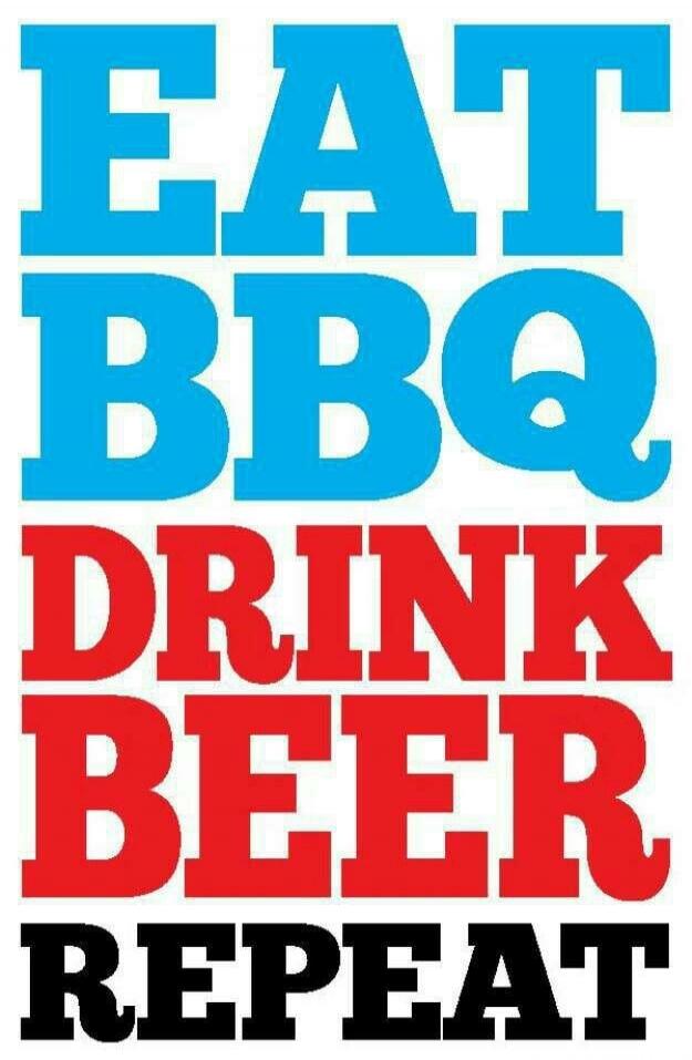 EAT BBQ DRINK BEER REPEAT