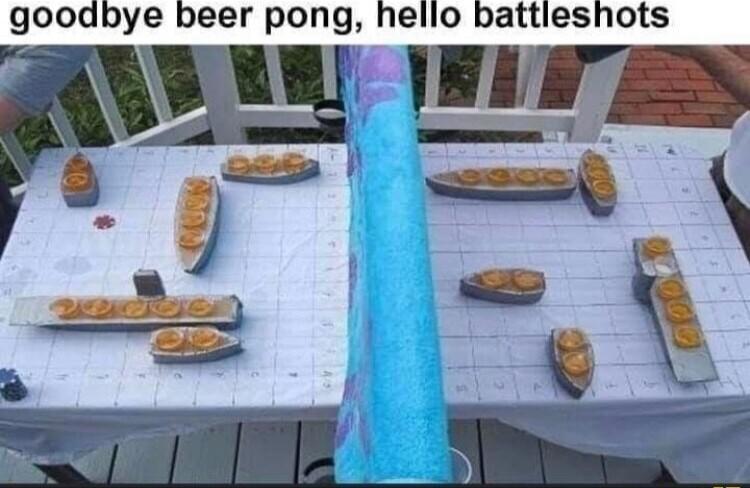 goodbye beer pong hello battieshots v i