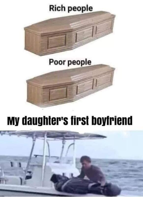 Rich people My daughters first boyiriend T
