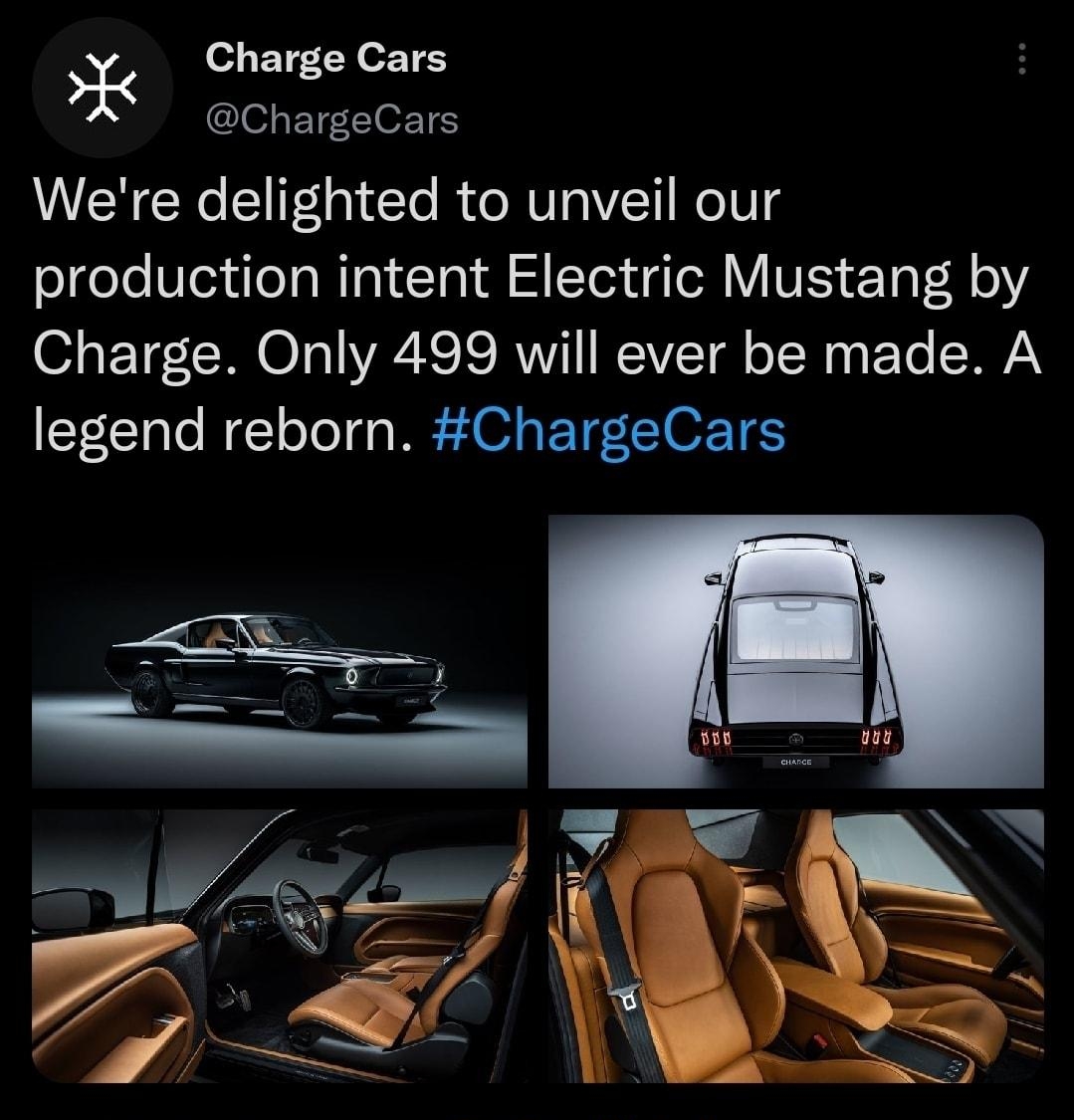 Charge Cars ChargeCars Were delighted to unveil our ogele N e1dleTa Mgl Tal A l Te g eMV VES 10 M o O aF T CIN O VRZ IS IS RNV VT o T a g PoYo SN T Talo M ToTo g E 1 g E TgLETOF T6S 744 AM 09 Mar 22 Twitter Web App
