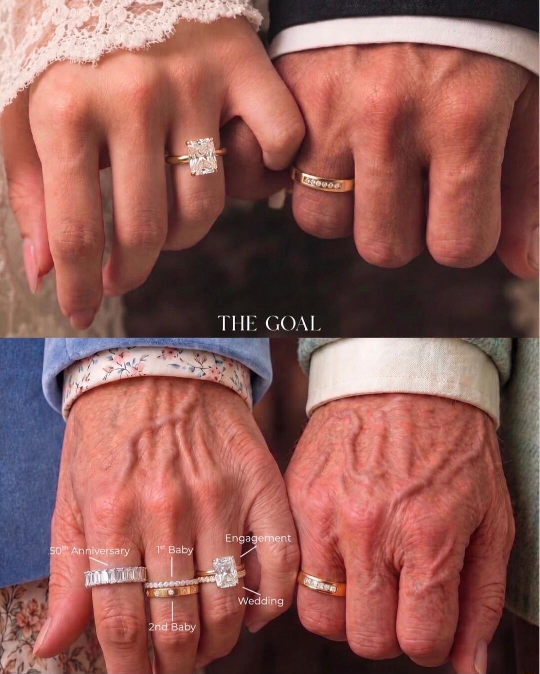 THE GOAL 50th Anniversary 1st Baby 2nd Baby Engagement Wedding