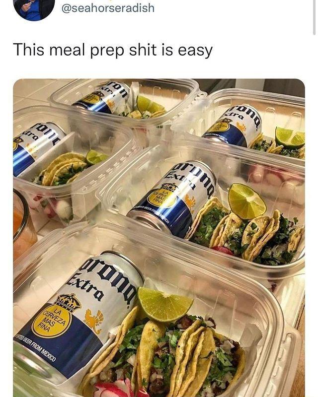 v seahorseradish This meal prep shit is easy