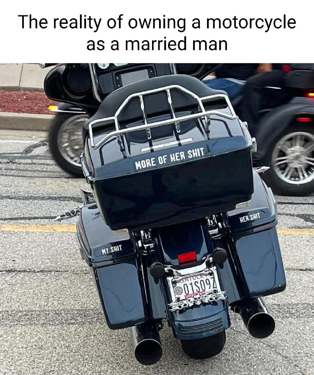 The reality of owning a motorcycle as a married man