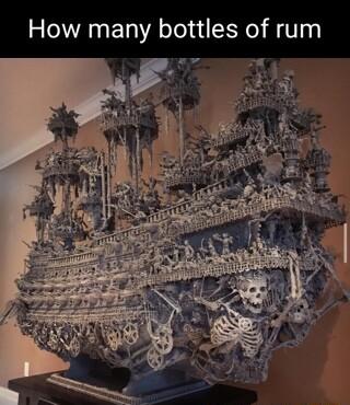 How many bottles of rum