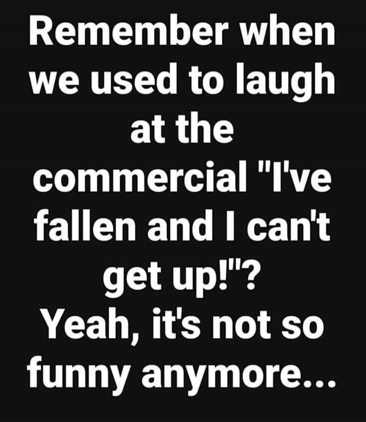 Remember when we used to laugh at the commercial 