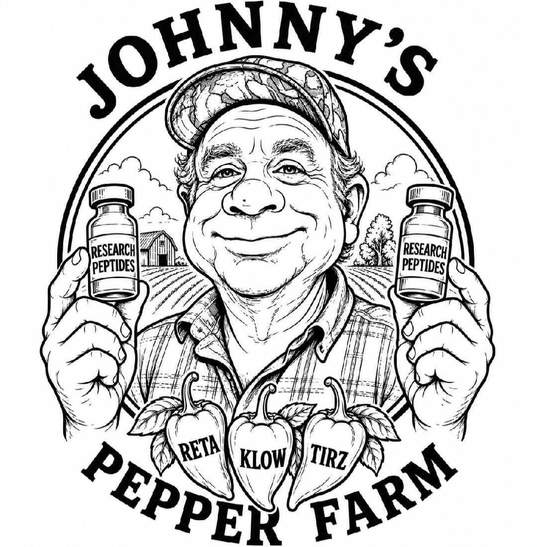 JOHNNY'S RESEARCH PEPTIDES RETA KLOW TIRZ PEPPER FARM