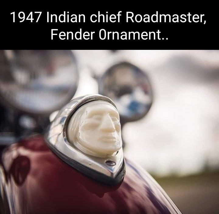 1947 Indian chief Roadmaster Fender Ornament