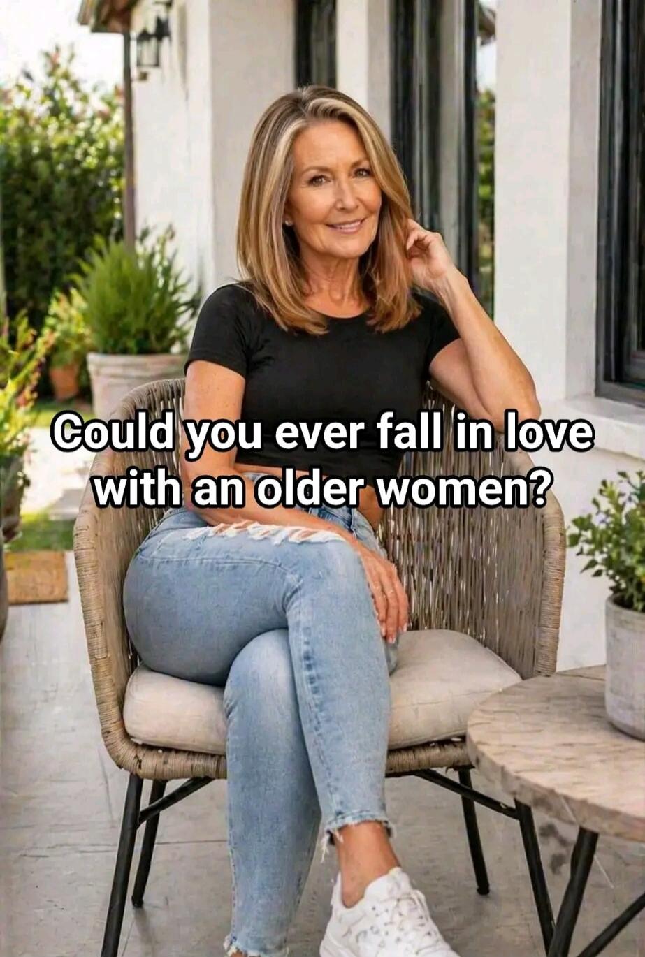 Could you ever fall in love with an older women?