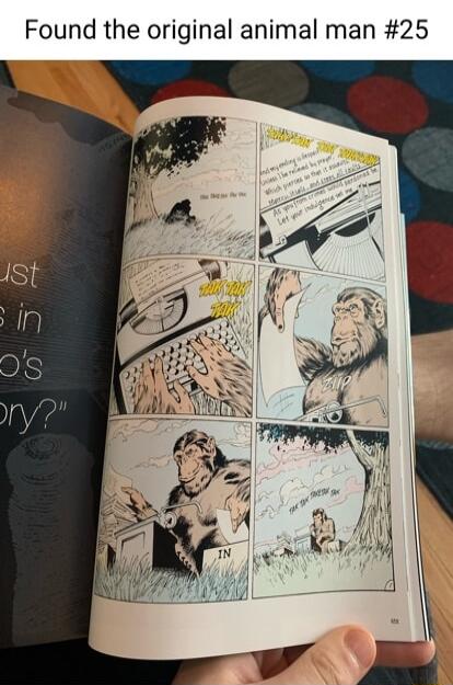 Found the original animal man 25