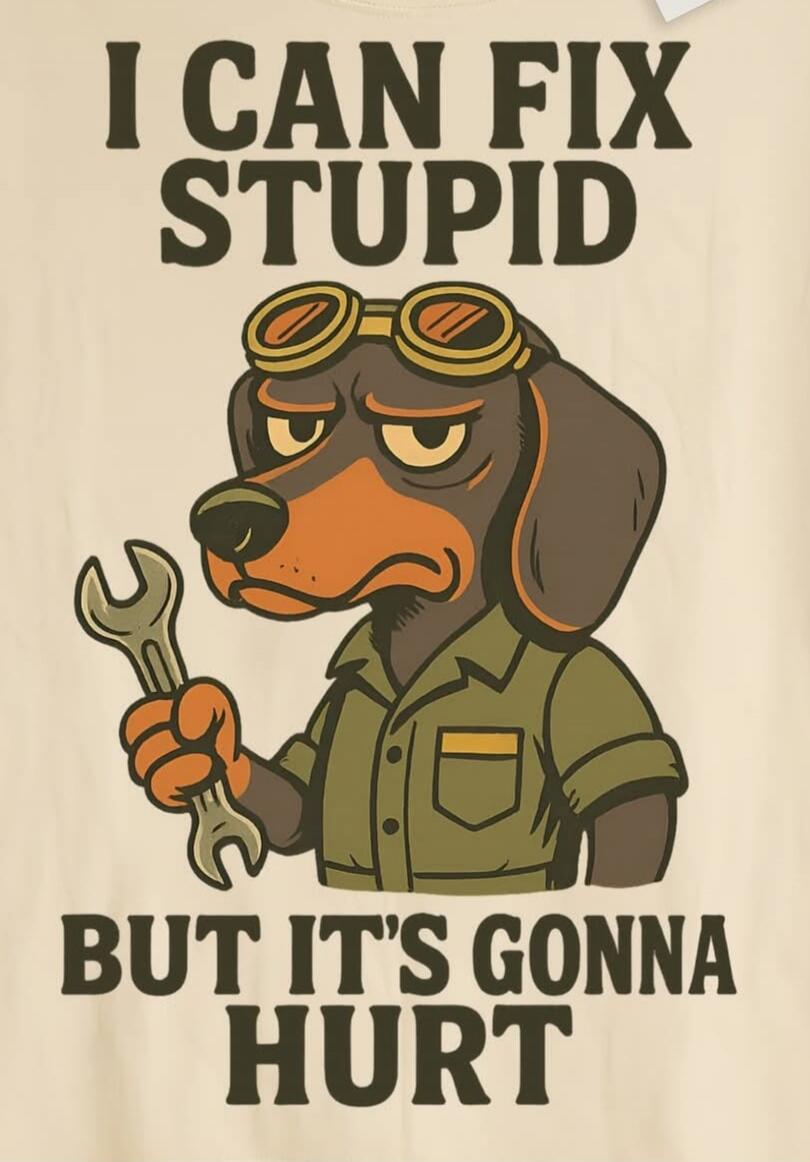 I CAN FIX STUPID BUT IT'S GONNA HURT