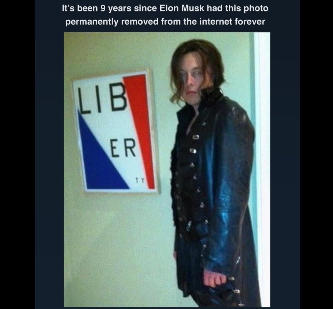 Its been 9 years since Elon Musk had this photo permanently removed from the internet forever