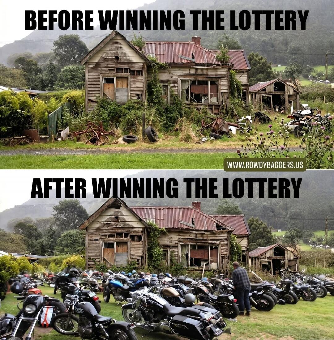 BEFORE WINNING THE LOTTERY AFTER WINNING THE LOTTERY WWW.ROWDYBAGGERS.US
