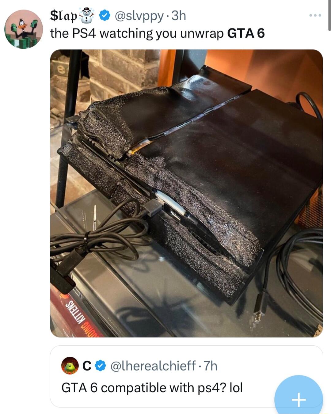 C lherealchieff 7h GTA 6 compatible with ps4 lol