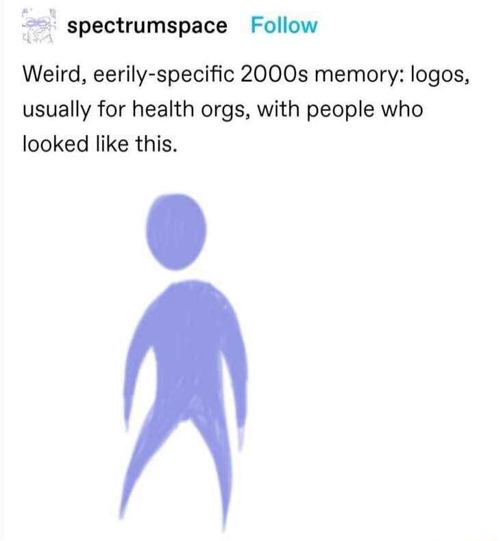 spectrumspace Follow Weird eerily specific 2000s memory logos usually for health orgs with people who looked like this