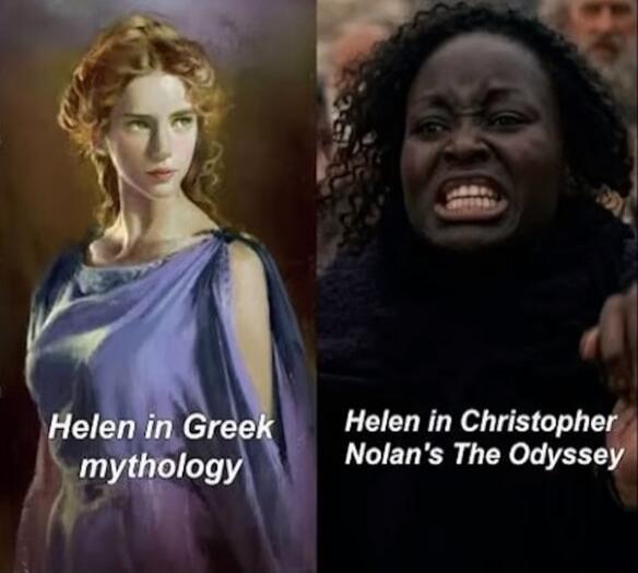 Helen in Greek mythology Helen in Christopher Nolan's The Odyssey