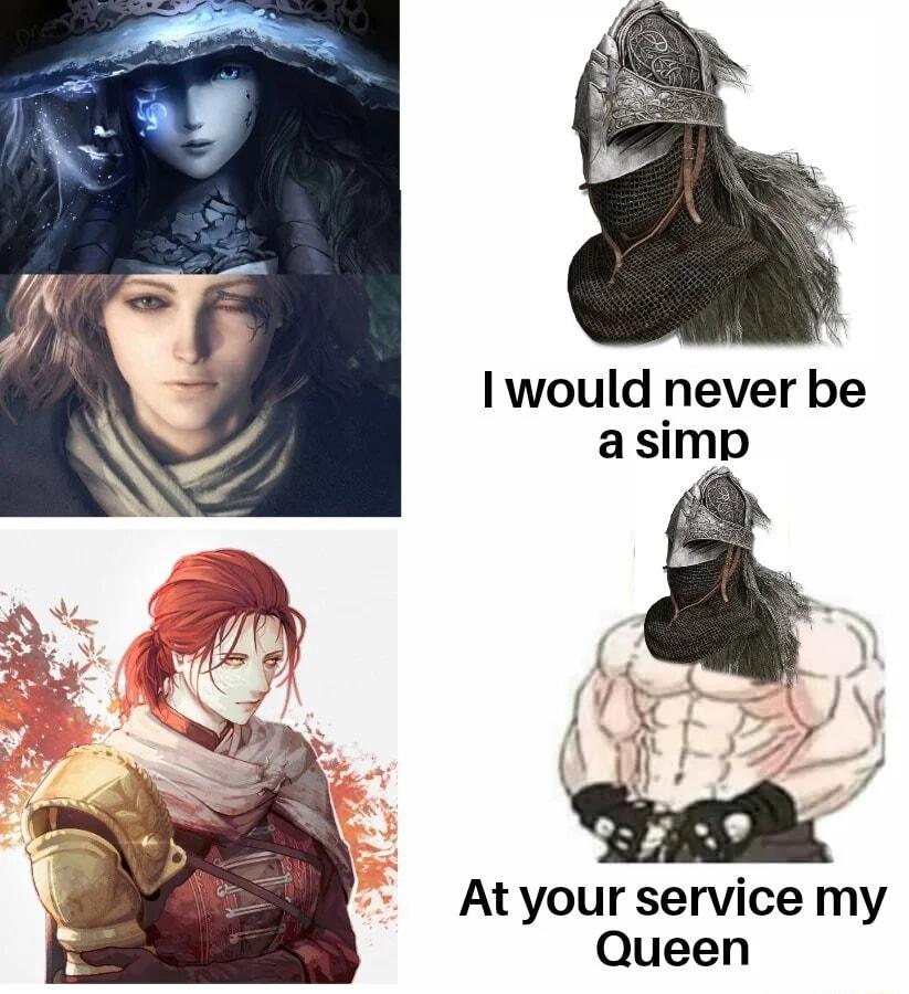 At your service my Queen