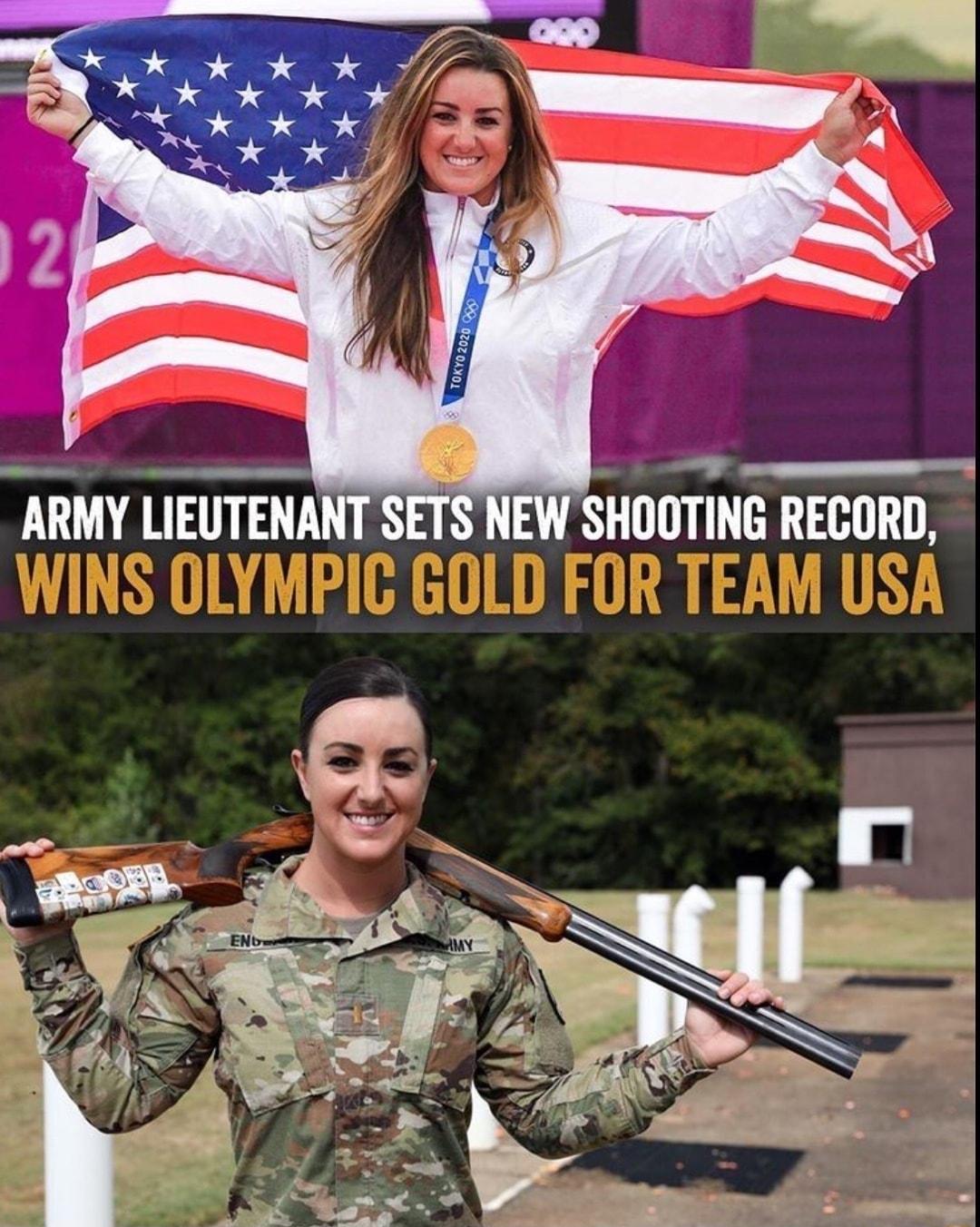 ARMY LIEUTENANT SETS NEW SHOOTING RECORD e o AA B r 2 al