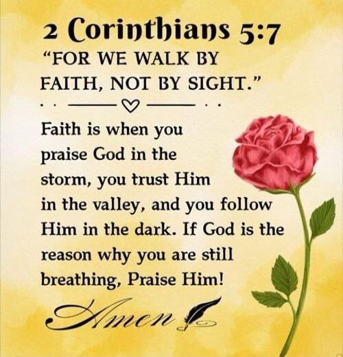 2 Corinthians 5:7 