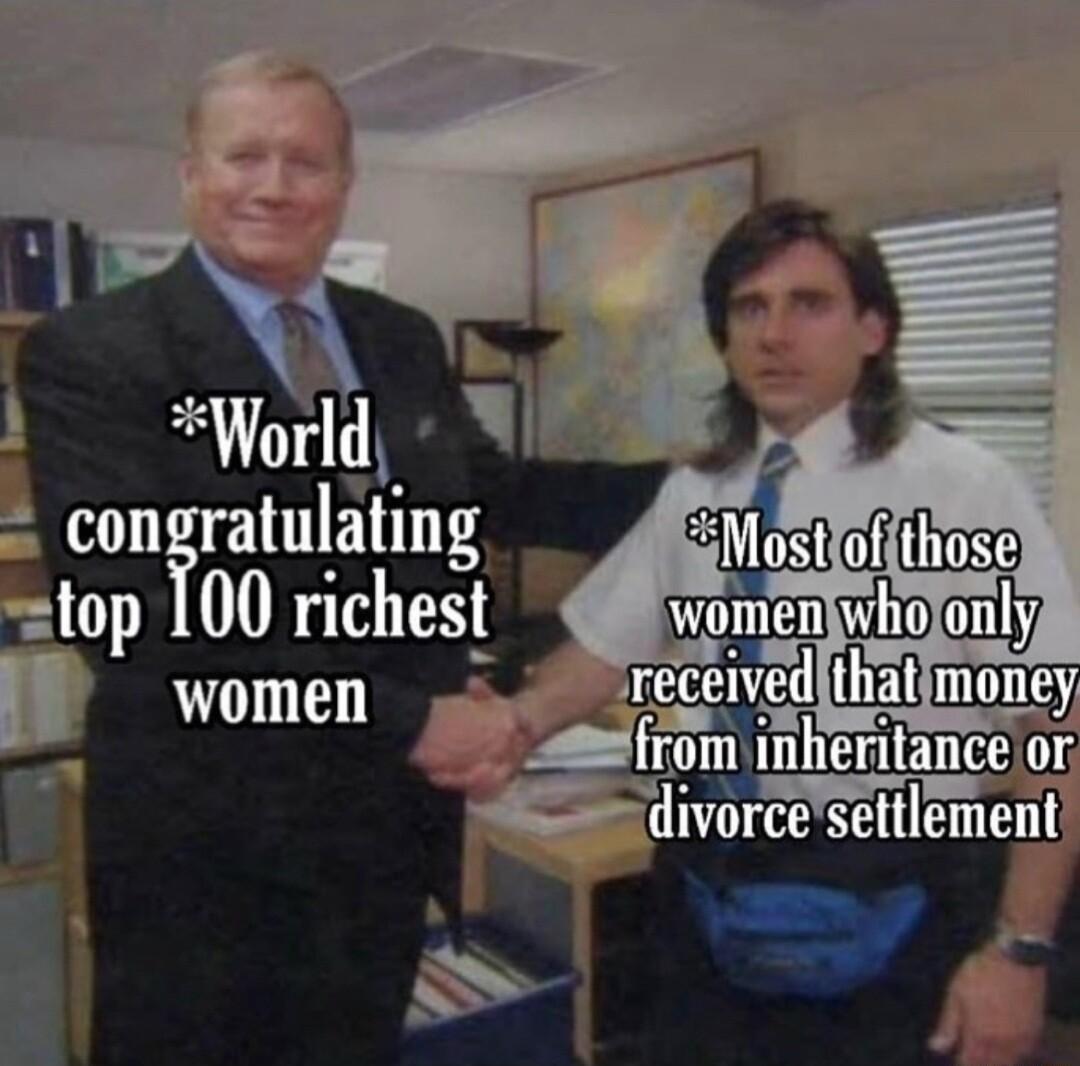 W h World congratulating top 100 richest