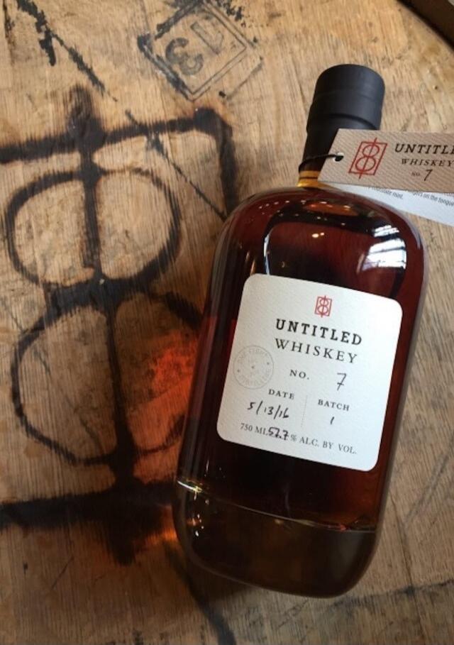 UNTITLED WHISKEY No. 7 5/13/16 Batch 750 ML 57.2% ALC BY VOL