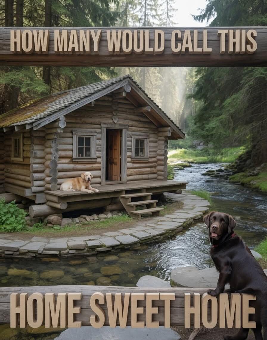 HOW MANY WOULD CALL THIS HOME SWEET HOME