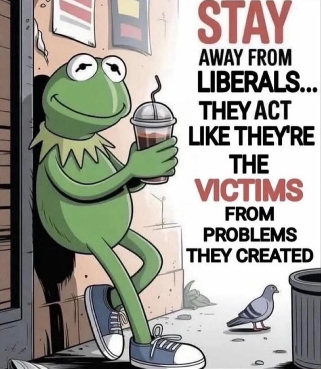 STAY AWAY FROM LIBERALS... THEY ACT LIKE THEY'RE THE VICTIMS FROM PROBLEMS THEY CREATE
