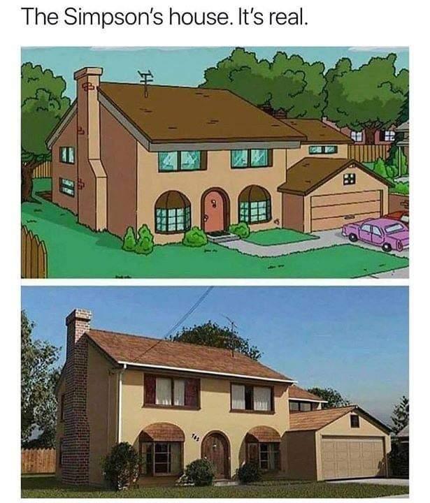The Simpsons house Its real