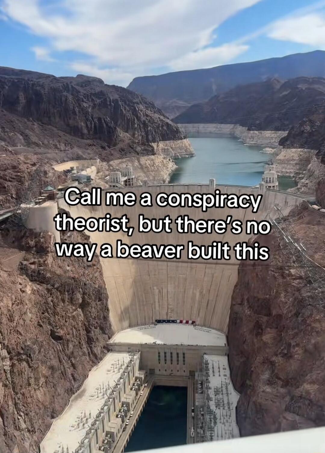 Call me a conspiracy theorist, but there's no way a beaver built this