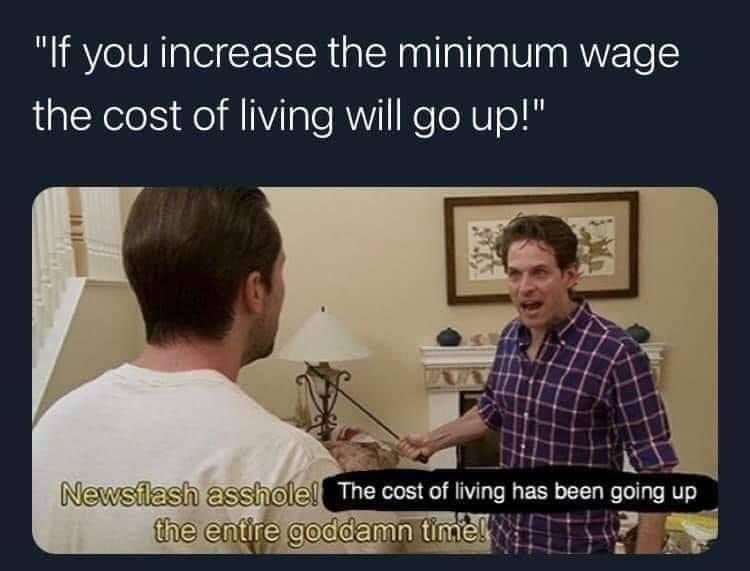 If you increase the minimum wage jglcYelo delMlVilale RVl NeTe U ol