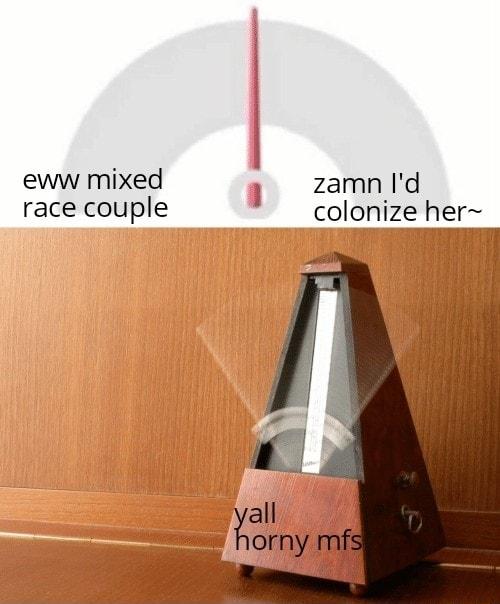 eww mixed zamnd race couple colonize her