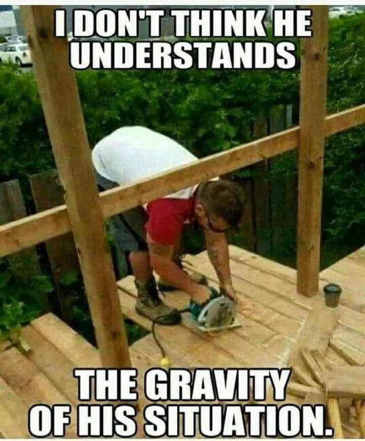 ILDONT THINKHE UNDERSTANDS B S THEGRAVITY L OFHIS SITURTION