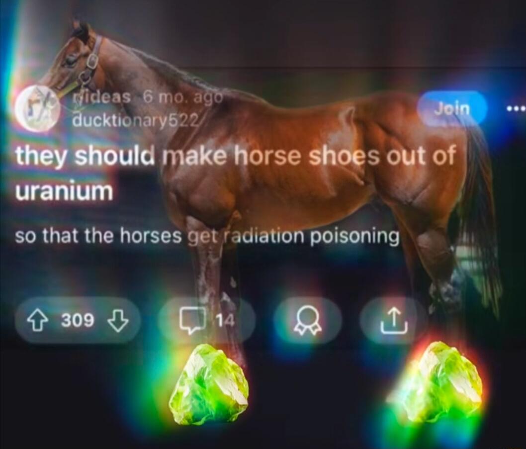 so that the horses el radiation poisoning m e