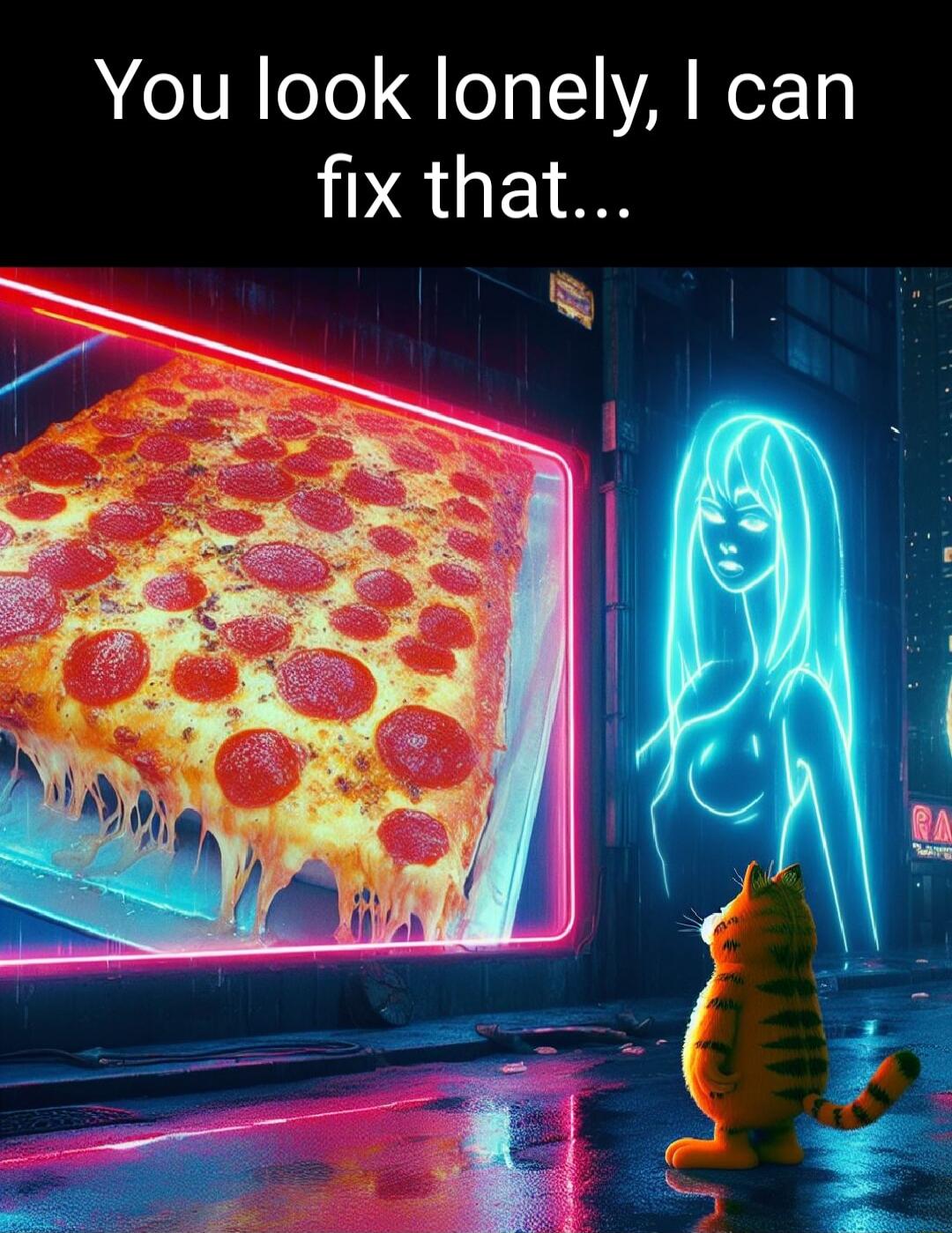 You look lonely can fix that