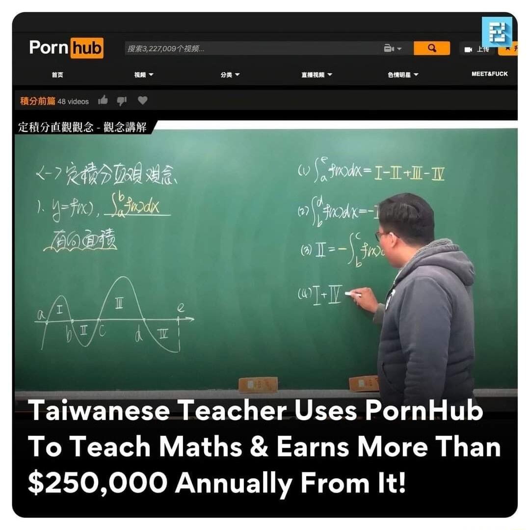 PornT RGBS BB Taiwanese Teacher Uses PornHub RCRCELL N ELGER TG VTR BT 250000 Annually From It