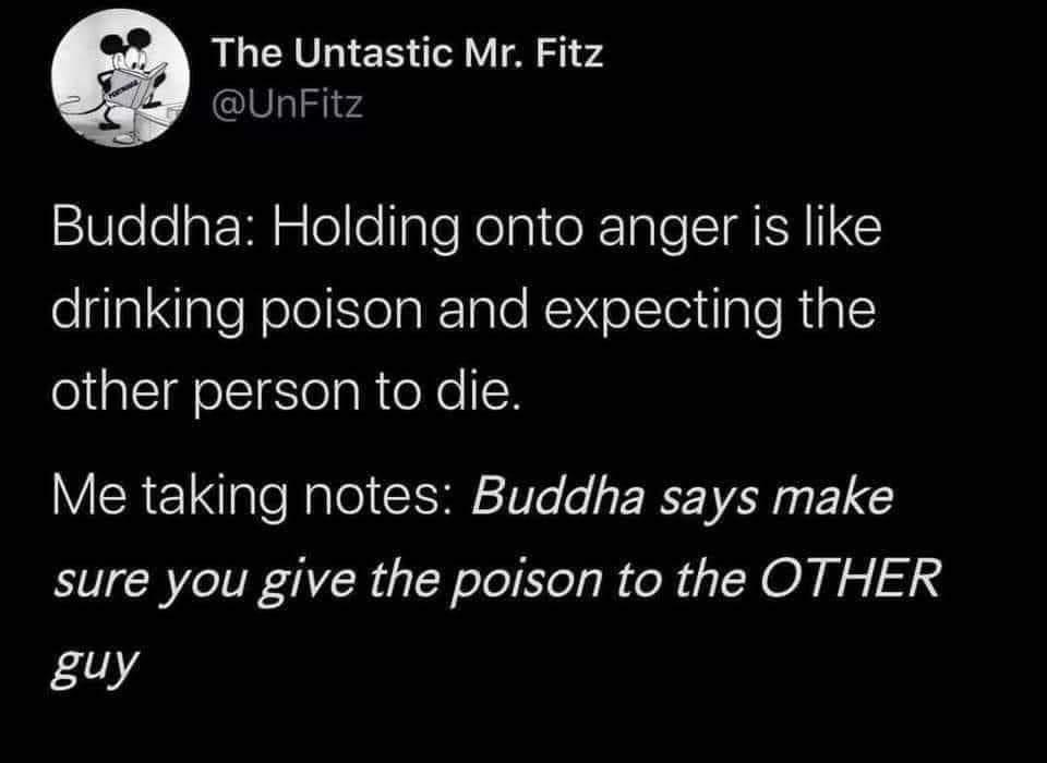 The Untastic Mr Fitz O3 w4 0eeat Mix ellellgleNelgl e R TaleSIMN I drinking poison and expecting the other person to die VICREI e RaloI IS 100 o LRV AR EL sure you give the poison to the OTHER guy