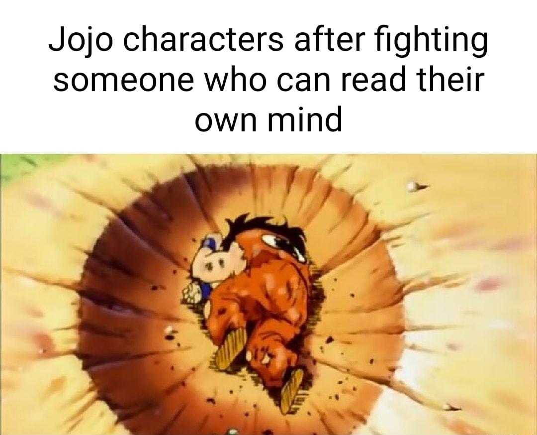 Jojo characters after fighting someone who can read their own mind