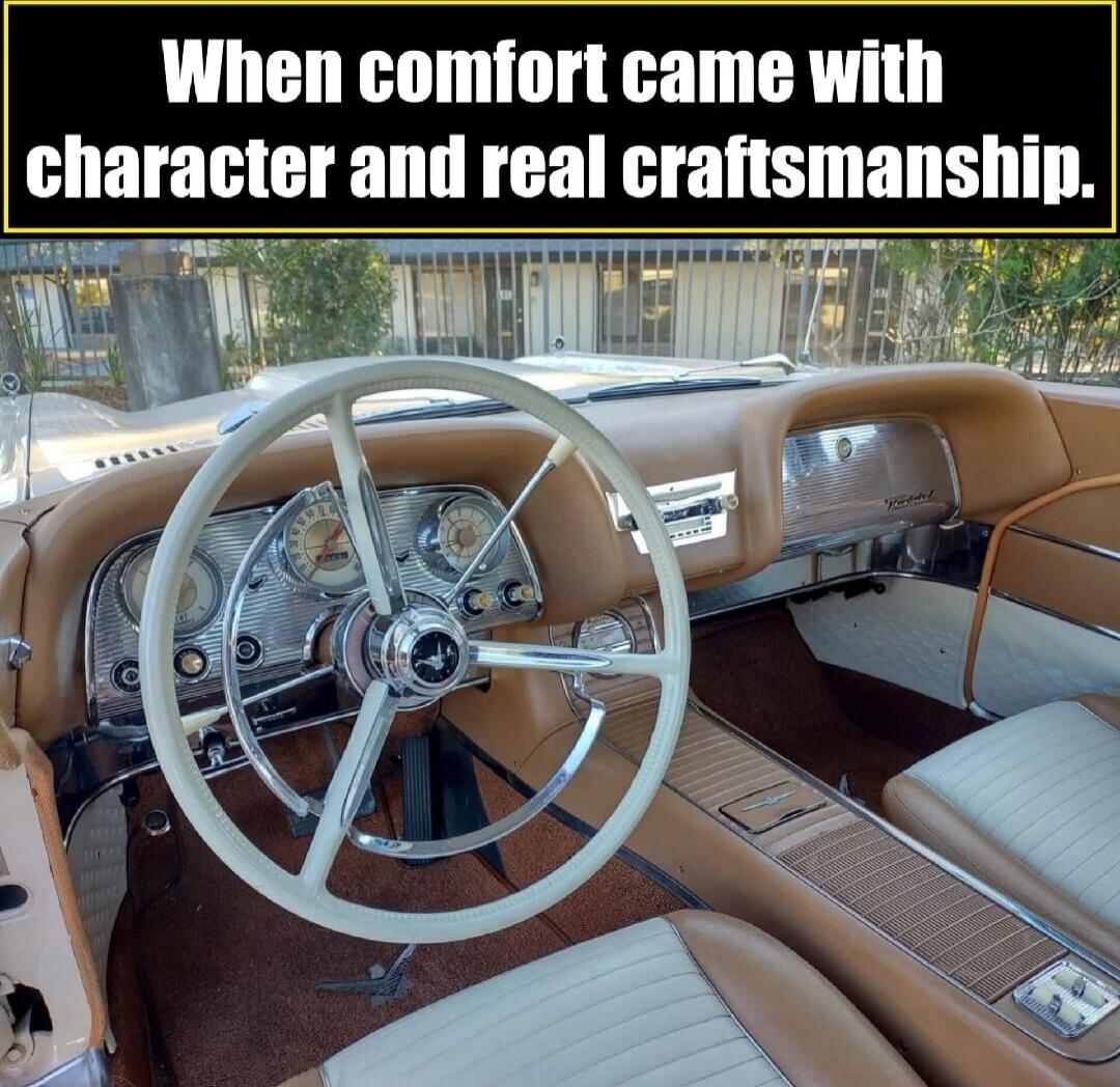 When comfort came with character and real craftsmanship.