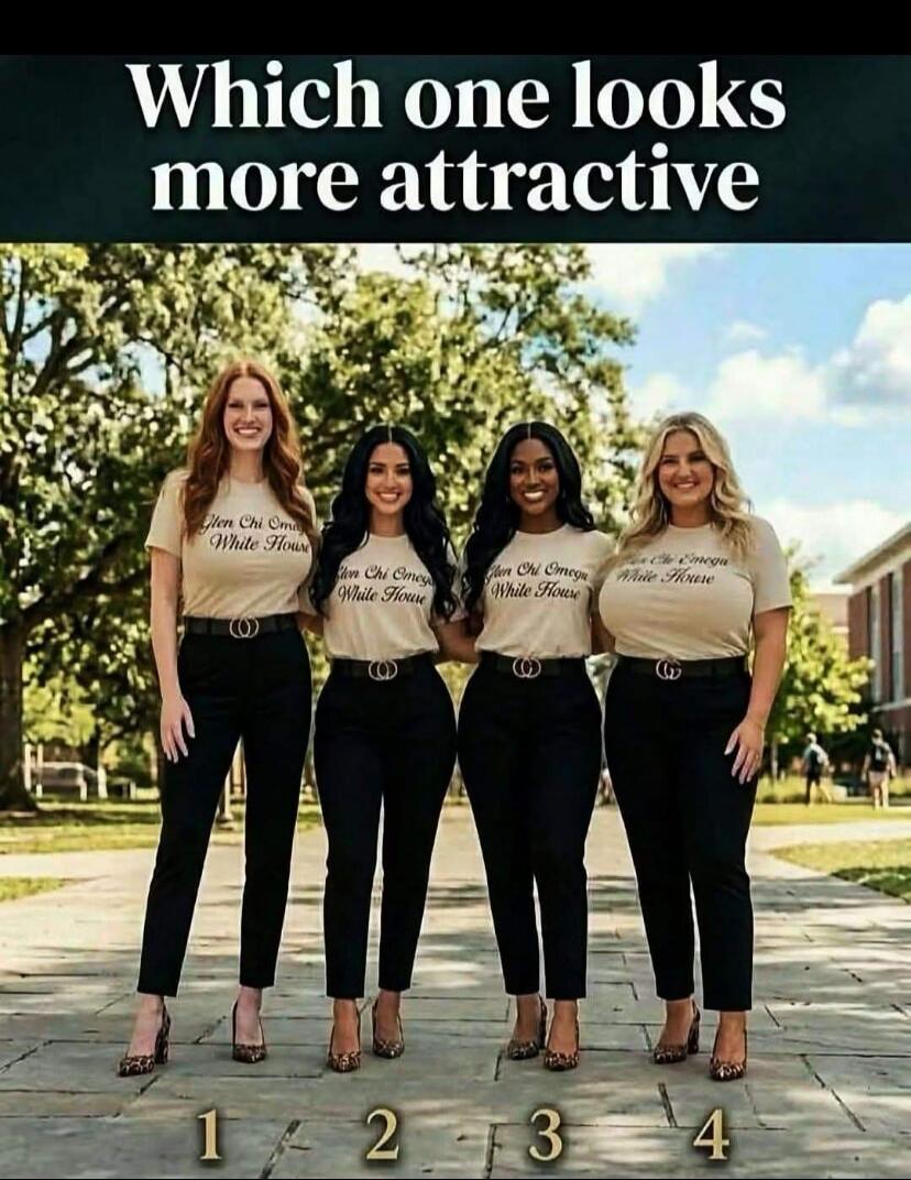 Which one looks more attractive? Chi Omega White House. 1 2 3 4