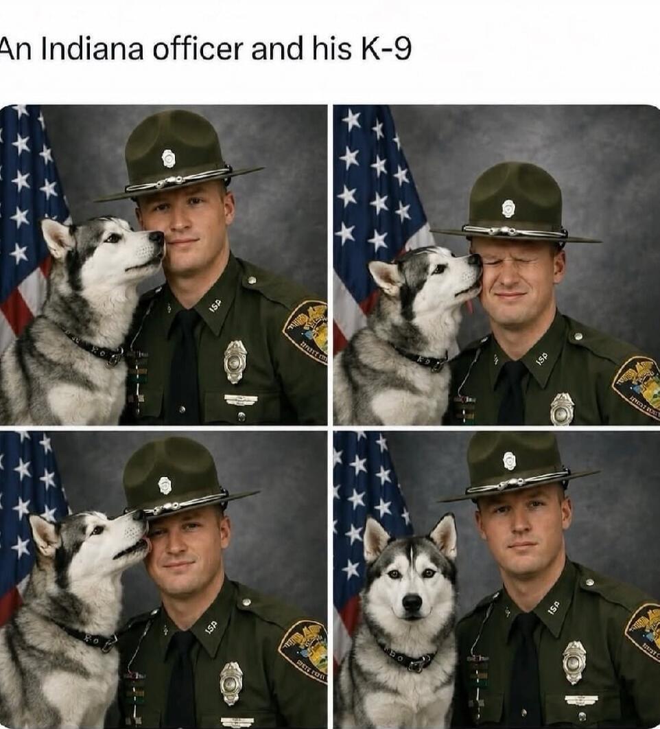An Indiana officer and his K-9