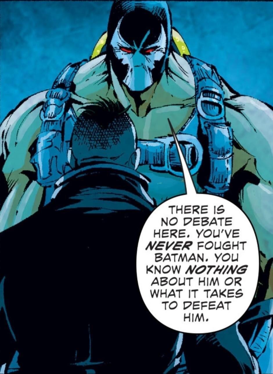THERE 15 NO DEBATE HERE YOUVE NEVER FOUGHT BATMAN You KNOW NOTHING ABOUT HIM OR WHAT IT TAKES TO DEFEAT HIM
