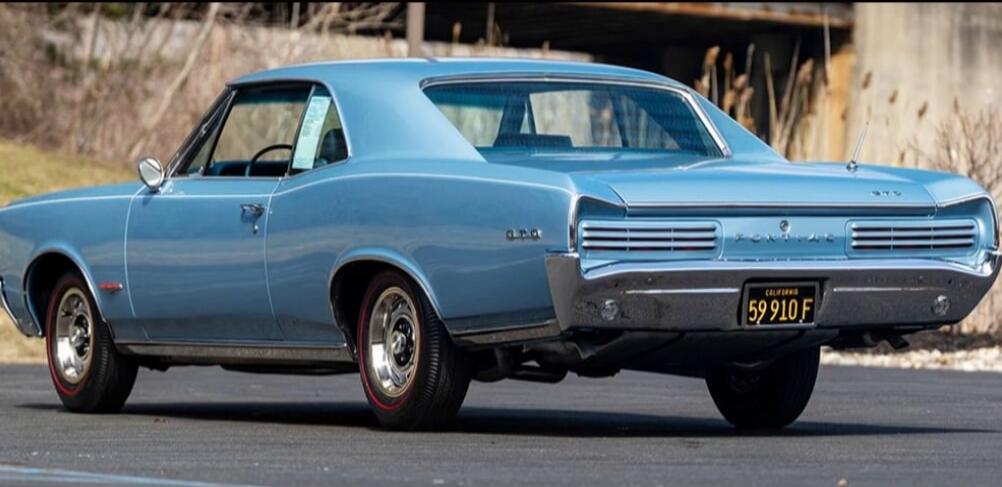 CALIFORNIA 59 910 F GTO PONTIAC