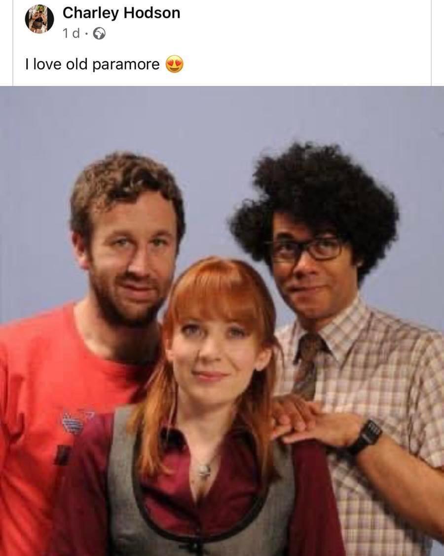 Charley Hodson 46 Ilove old paramore