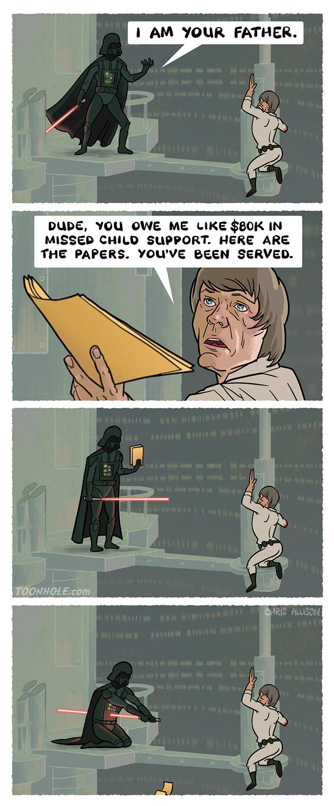 AM YOUR FATHER DUDE YOU OWE ME LIKE 80K IN MISSEP CHILD SUPPORT HERE ARE THE PAPERS YOUWVE BEEN SERVED 3l TOONHOQLEcom