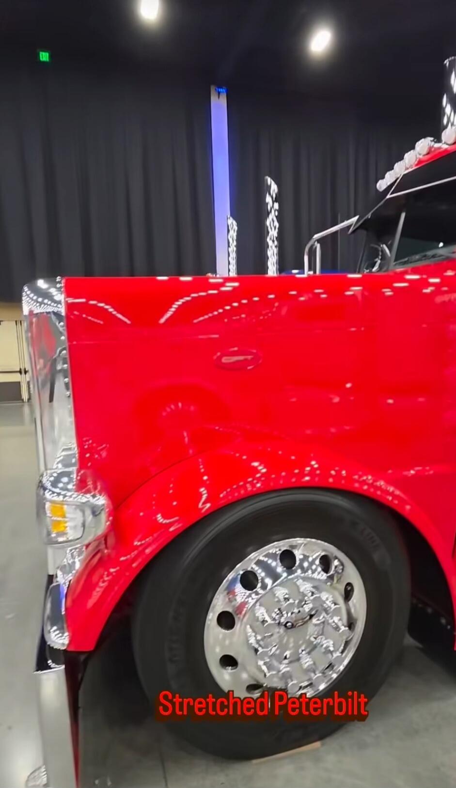 Stretched Peterbilt. EXIT.