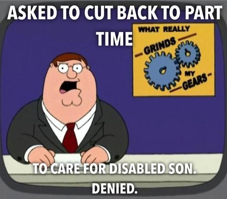 ASKED TO CUT BACK TO PART TIME a E5C i i R TS