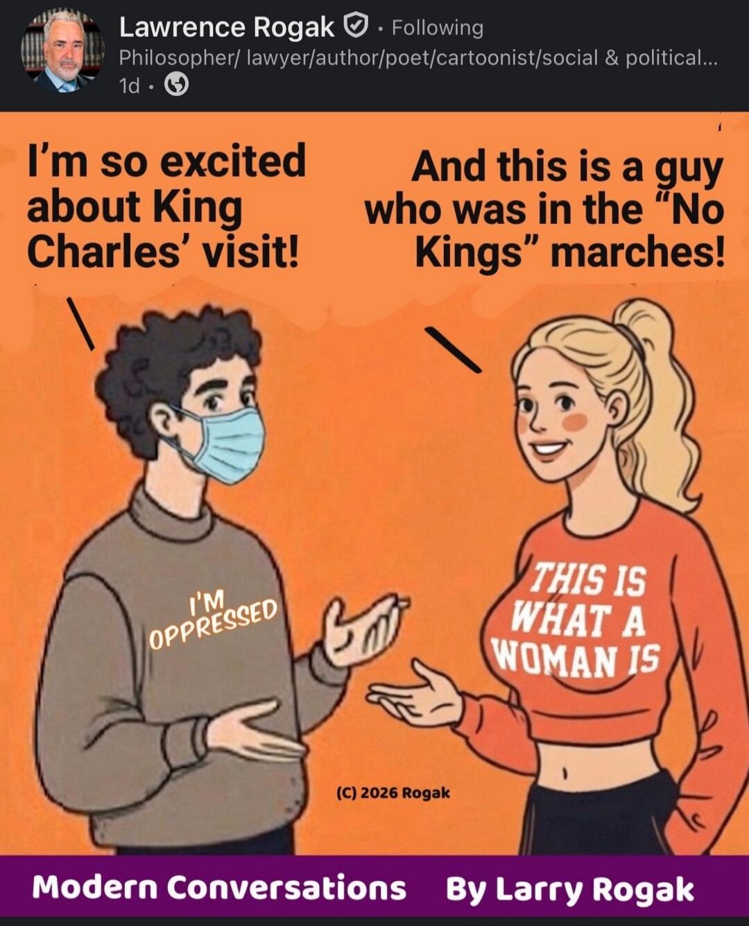 I'm so excited about King Charles' visit! And this is a guy who was in the 